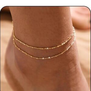 NEW 14K Gold Plated Elegant Anklet Bracelet
